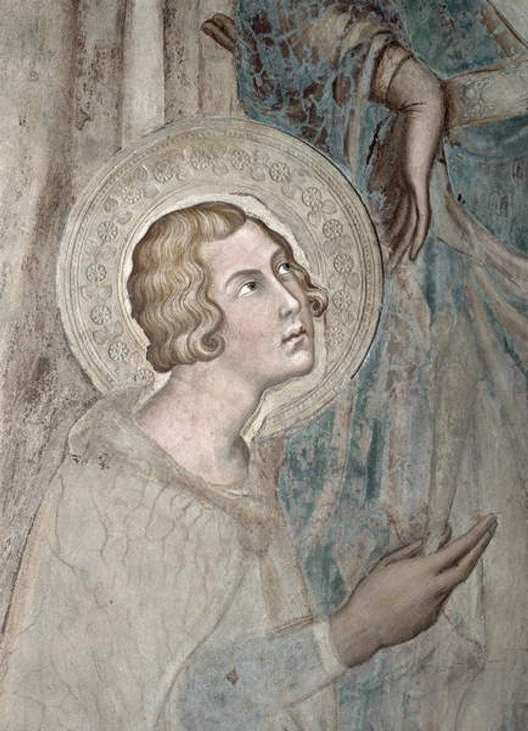 Detail of Maesta: St. Ansanus, 1315 by Simone Martini