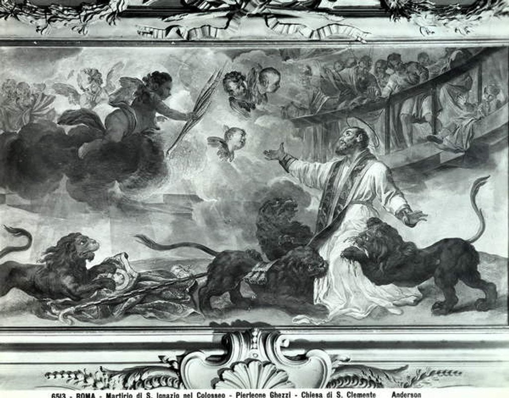 Detail of The Martyrdom of St. Ignatius of Antioch in the Colosseum by Pier Leone Ghezzi