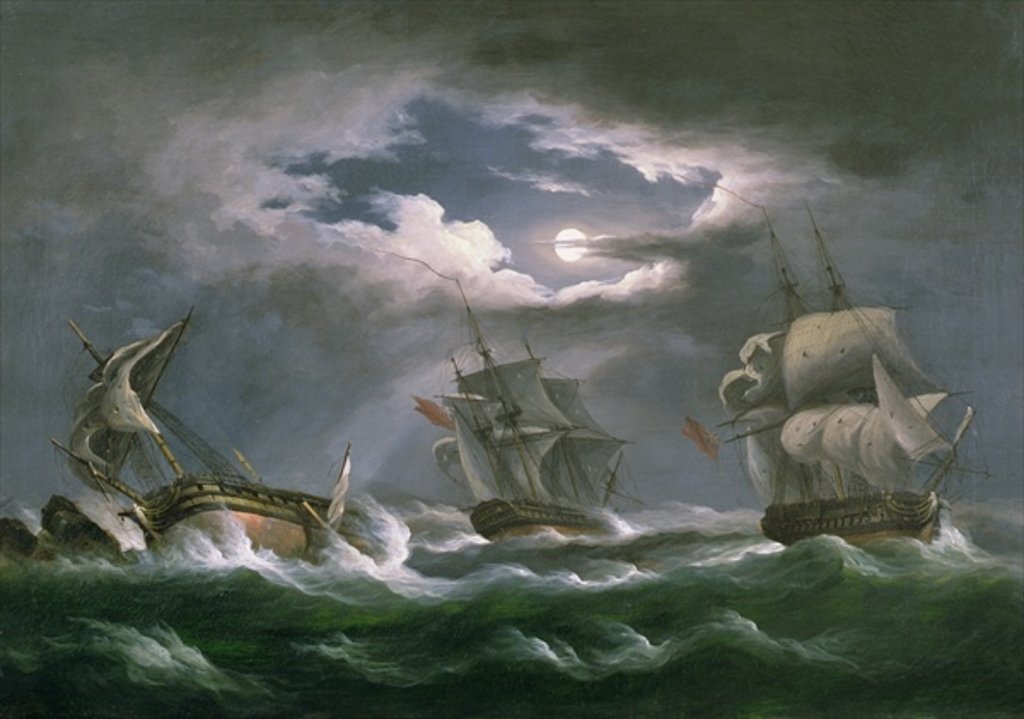 Detail of Les Droits de L'Homme by Thomas Luny