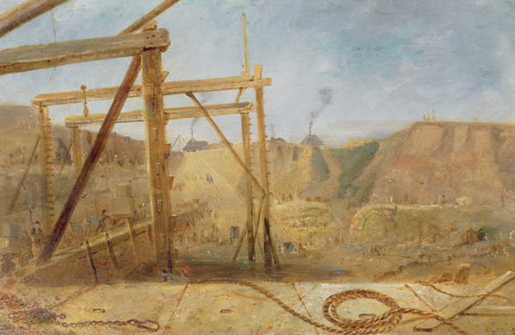 Detail of Top Pier of Inner Harbour Looking Inward, May 1829 by Robert Mackreth