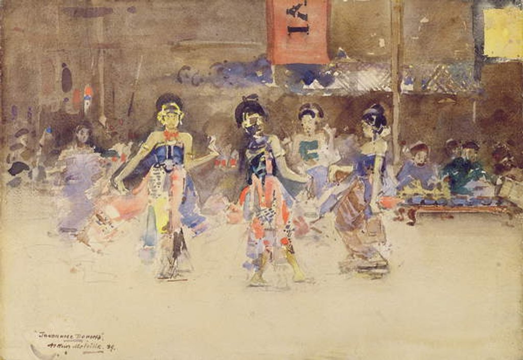 Detail of The Javanese Dancers, 1889 by Arthur Melville