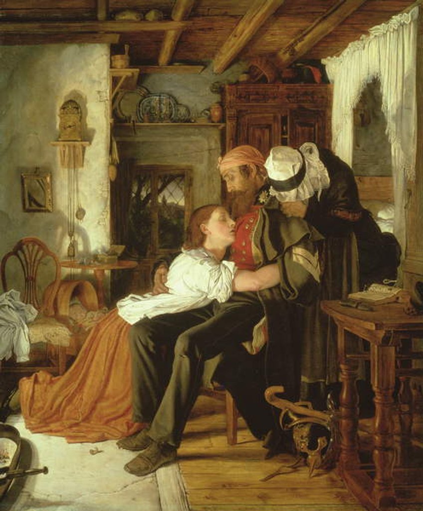 Detail of Home, c.1856 by Joseph Noel Paton