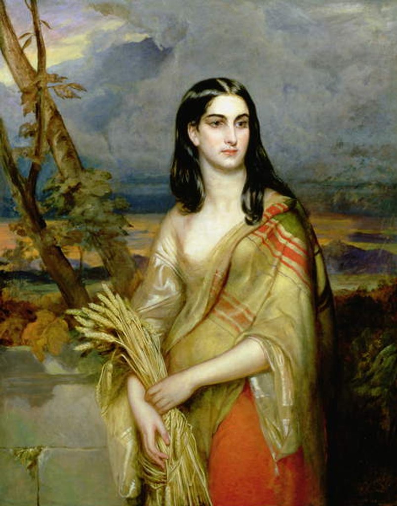 Detail of Ruth...Ruth II, 7-9, c.1842 by Robert Scott Lauder