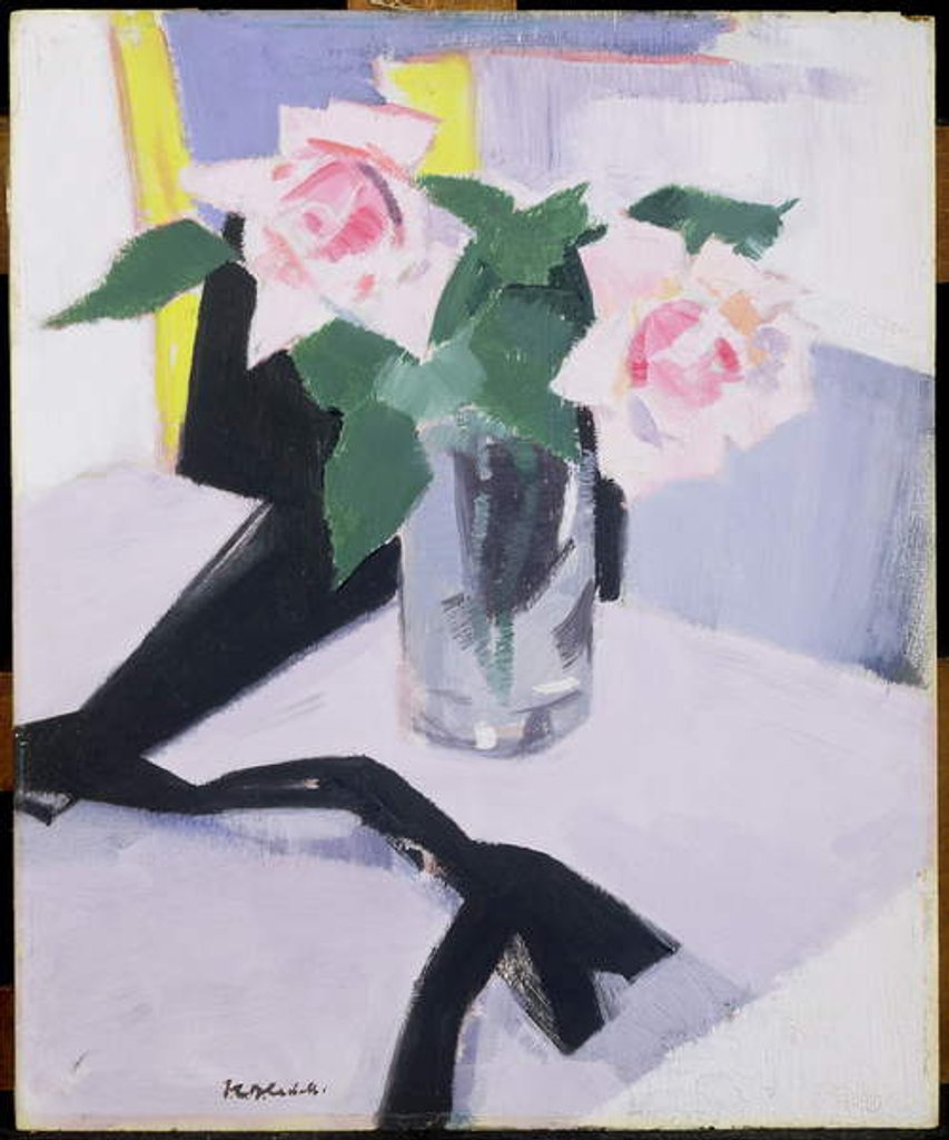 Detail of Roses at Cassis, 1921 by Francis Campbell Boileau Cadell