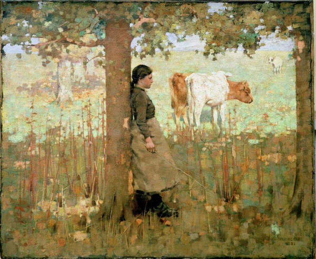 Detail of Noon, 1885 by George F. Henry