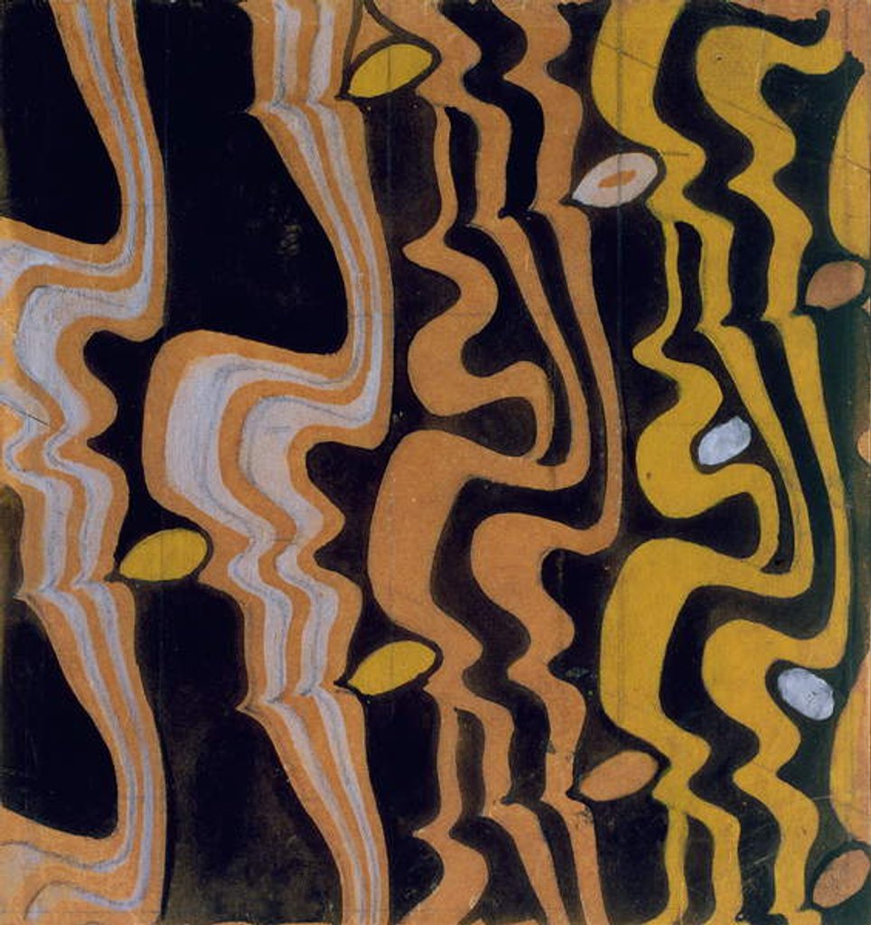 Detail of Textile design by Charles Rennie Mackintosh