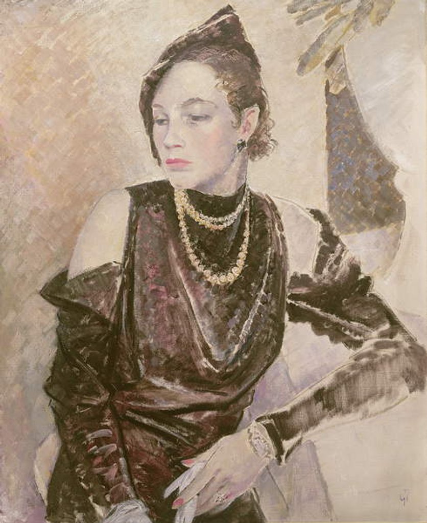 Detail of Miss Gwendolen Cleaver, 1933 by Glyn Warren Philpot