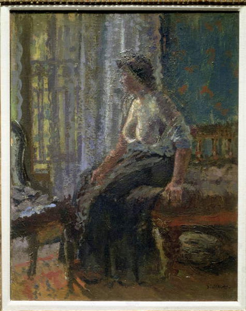 Detail of Seated Woman, Granby Street, c.1909 by Walter Richard Sickert