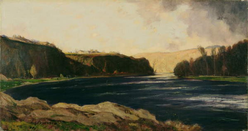 Detail of A Perthshire River by David Young Cameron