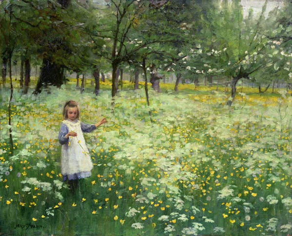 Detail of Picking up Silver and Gold, 1906 by Alexander Mann