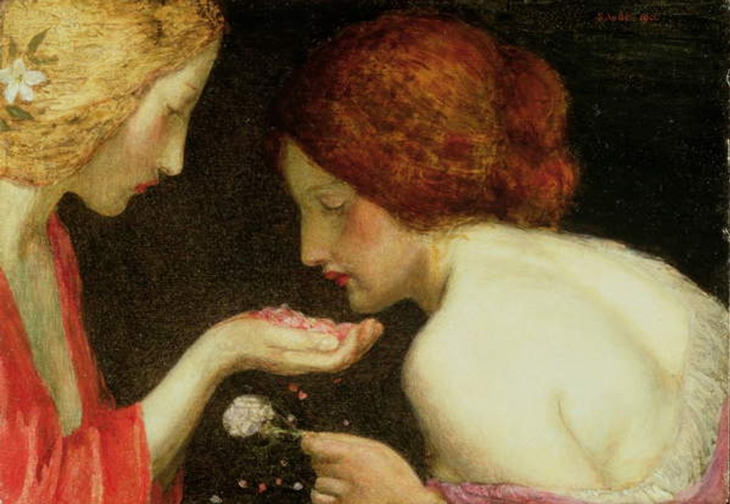 Detail of Rose Petals, 1900 by Robert Anning Bell