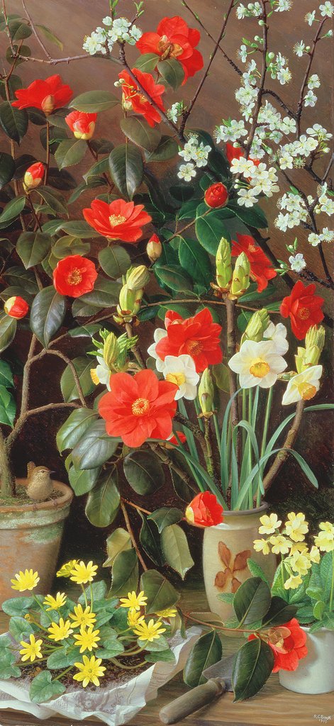 Detail of April Painting, 1999 by Raymond Booth