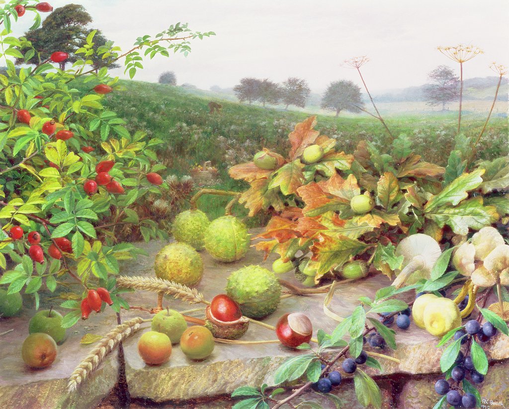 Detail of Gathering in the Wild Harvest, 1995 by Raymond Booth