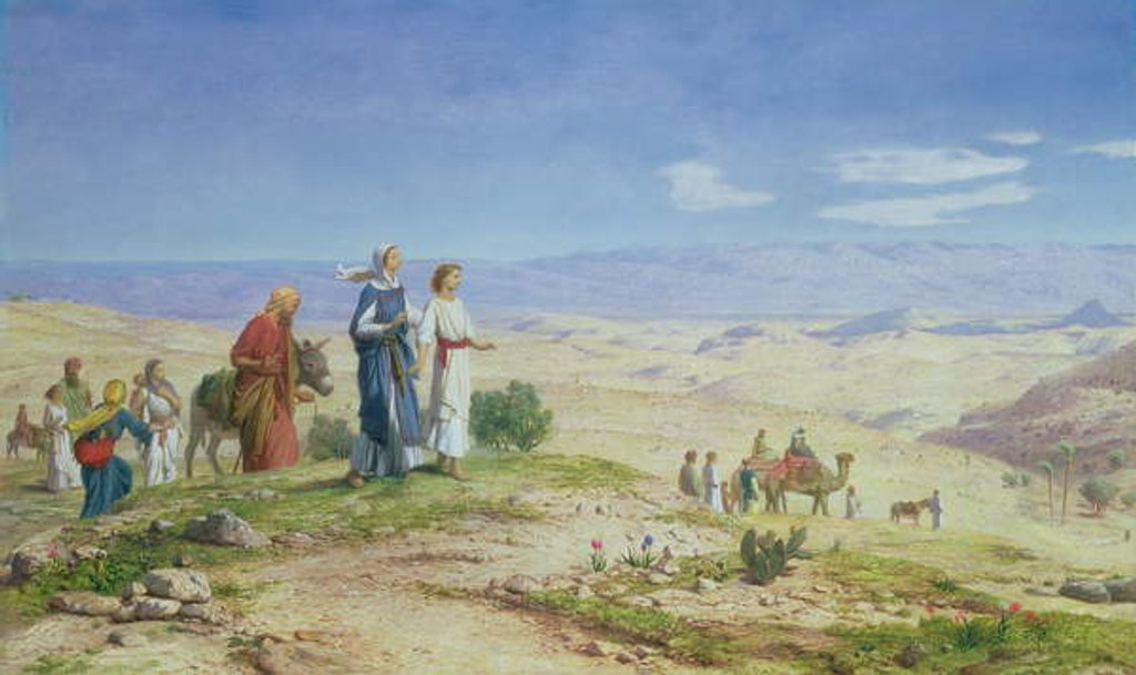 Detail of Outside Jerusalem, 1878 by John Rogers Herbert