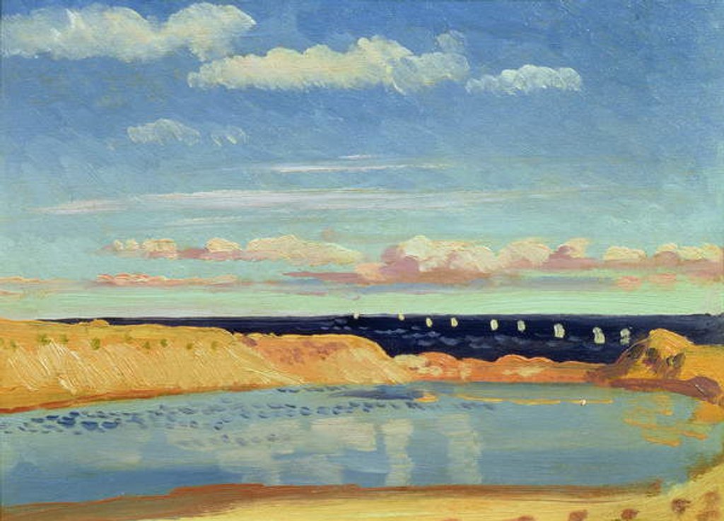 Detail of The Rock Pool, 1911 by James Dickson Innes