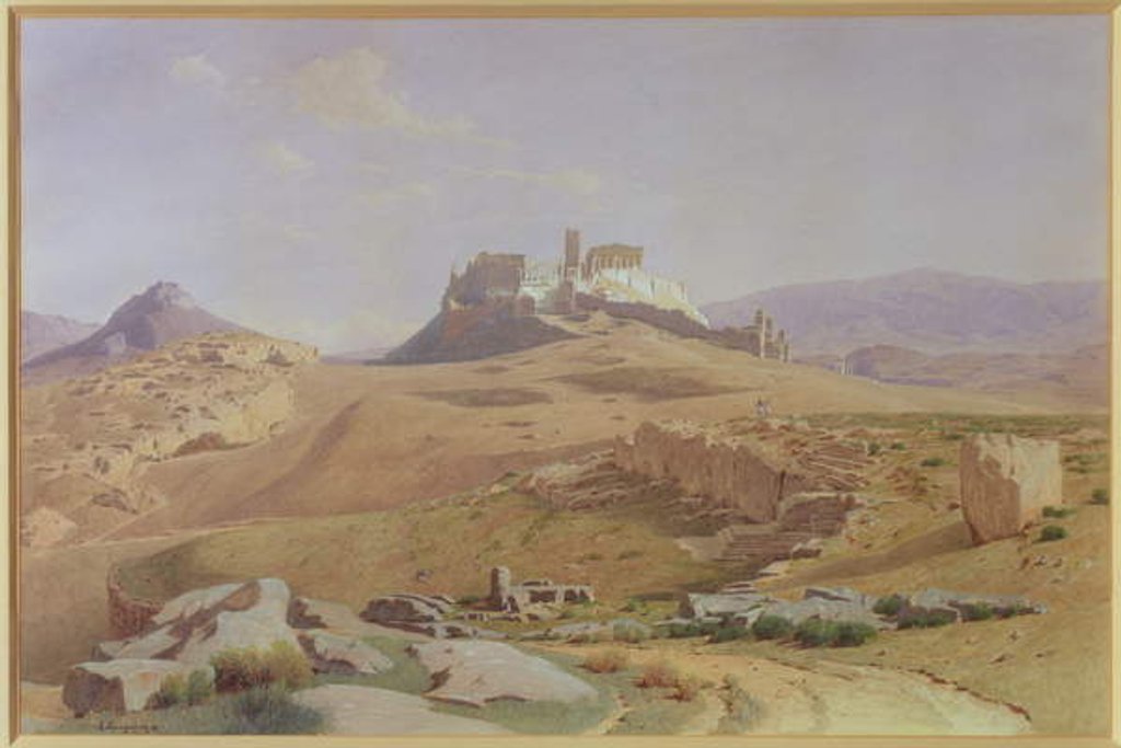 Detail of View of the Acropolis, 1887 by Louis Spangenberg