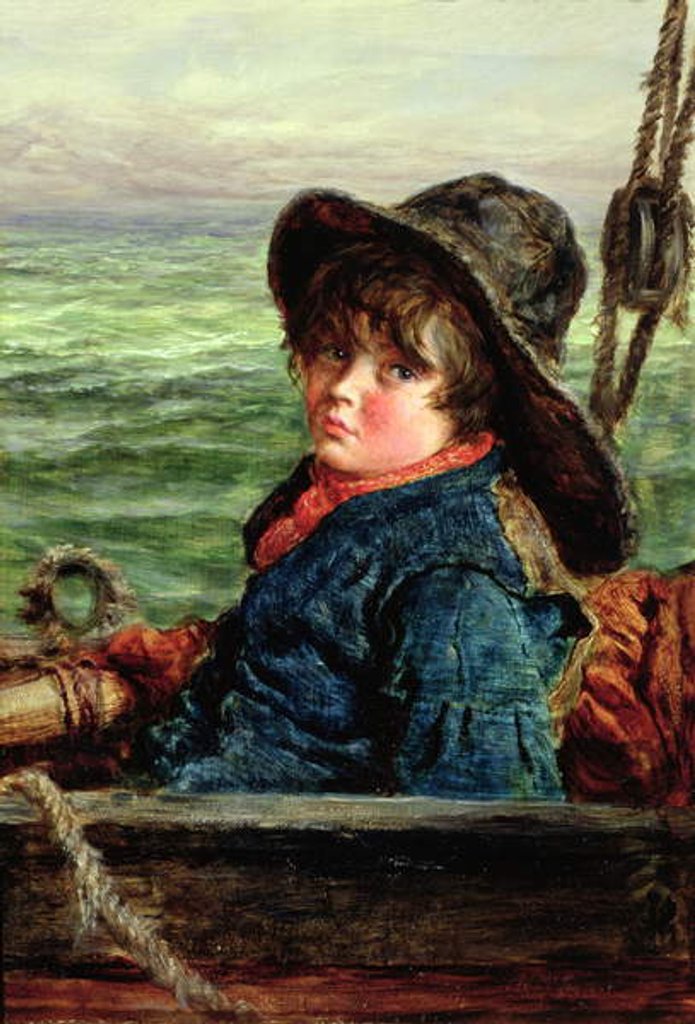 Detail of Young Fisher Boy, c.1862 by William McTaggart