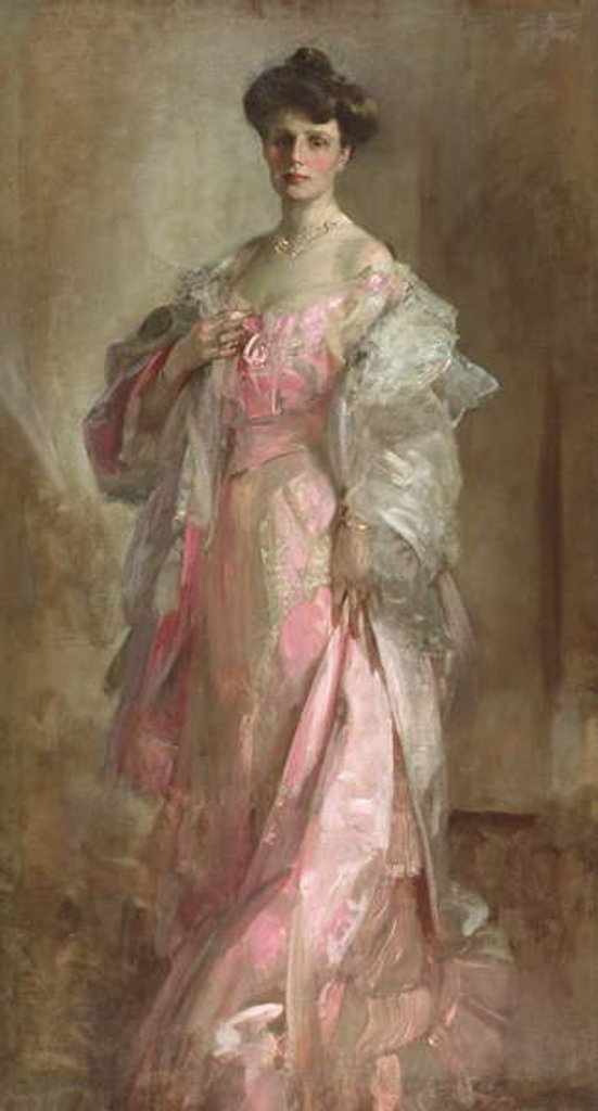 Detail of Lady Harriet Findlay of Aberlour, 1905 by James Guthrie