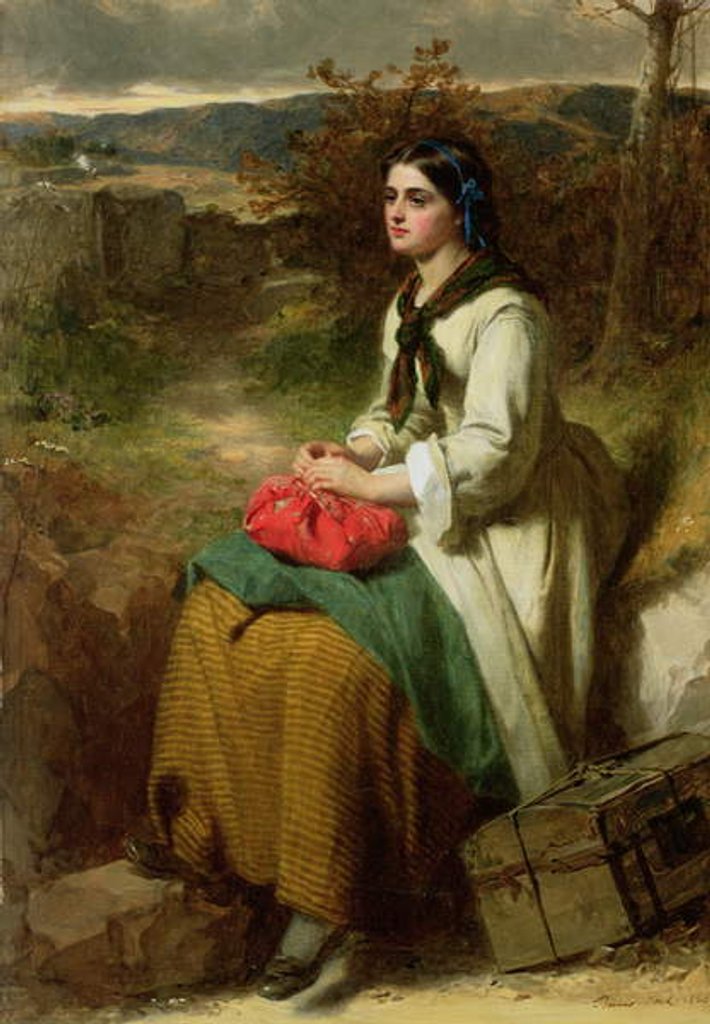 Detail of Lucy's Flittin', 1864 by Thomas Faed