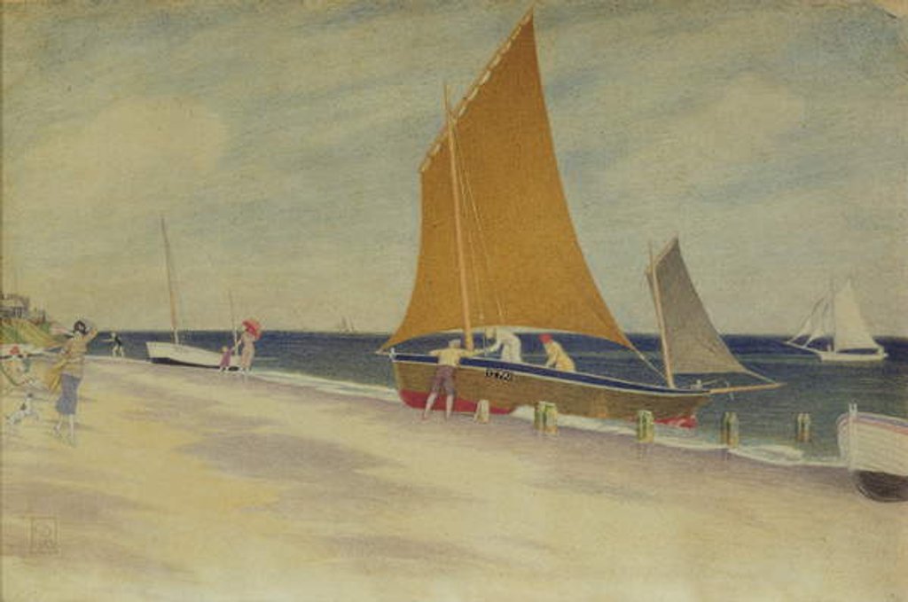 Detail of Pleasures of the Seaside, 1925 by Joseph Edward Southall