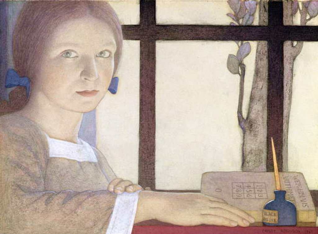 Detail of Lesson Time by Frederick Cayley Robinson