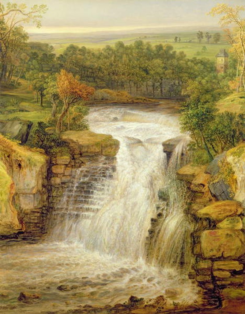 Detail of The Falls of the Clyde after a Flood, 1852 by James Ward
