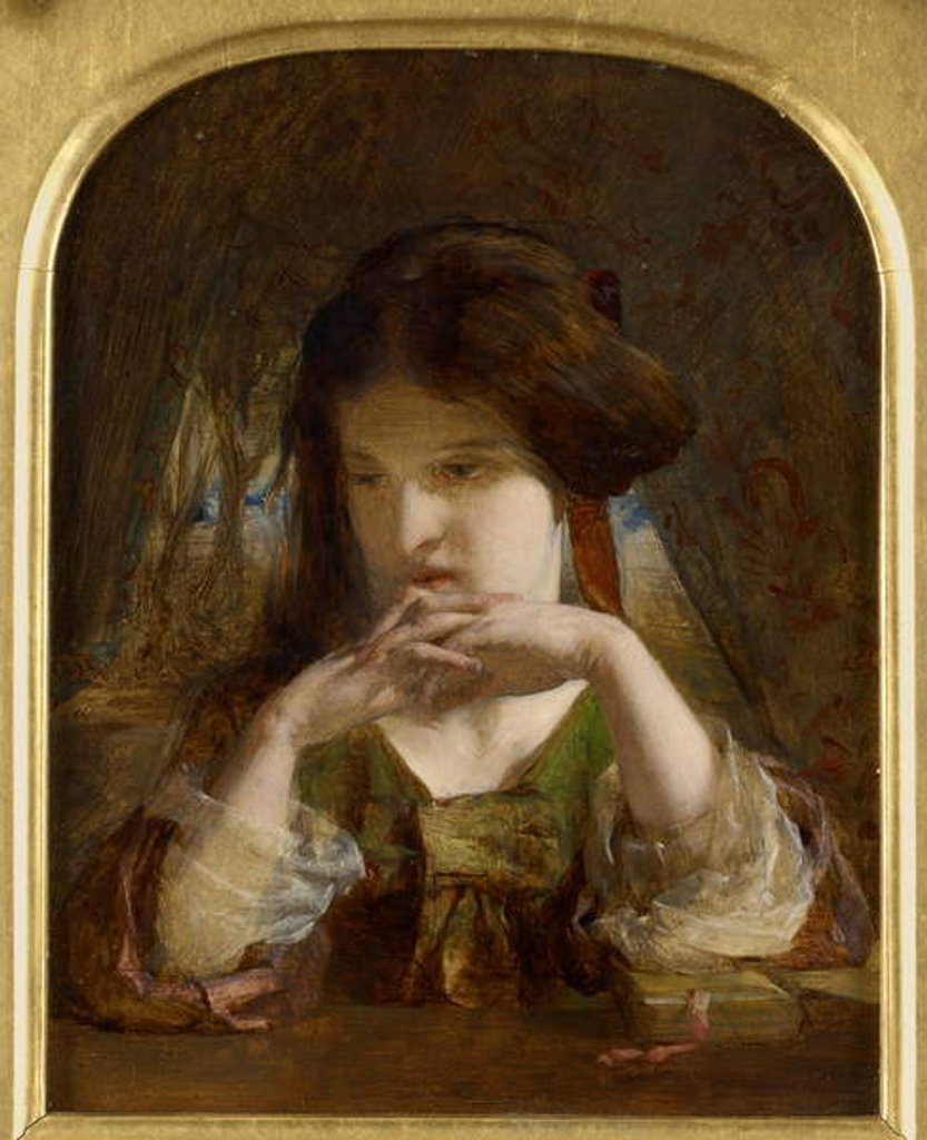 Detail of Meditation, c.1860 by William Quiller Orchardson