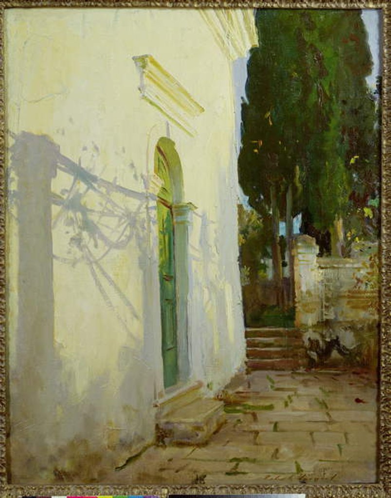 Detail of Shadows on a wall in Corfu by John Singer Sargent