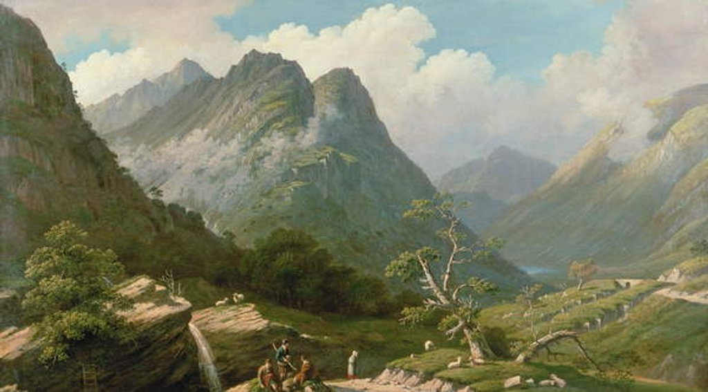 Detail of Highland Landscape by John Knox