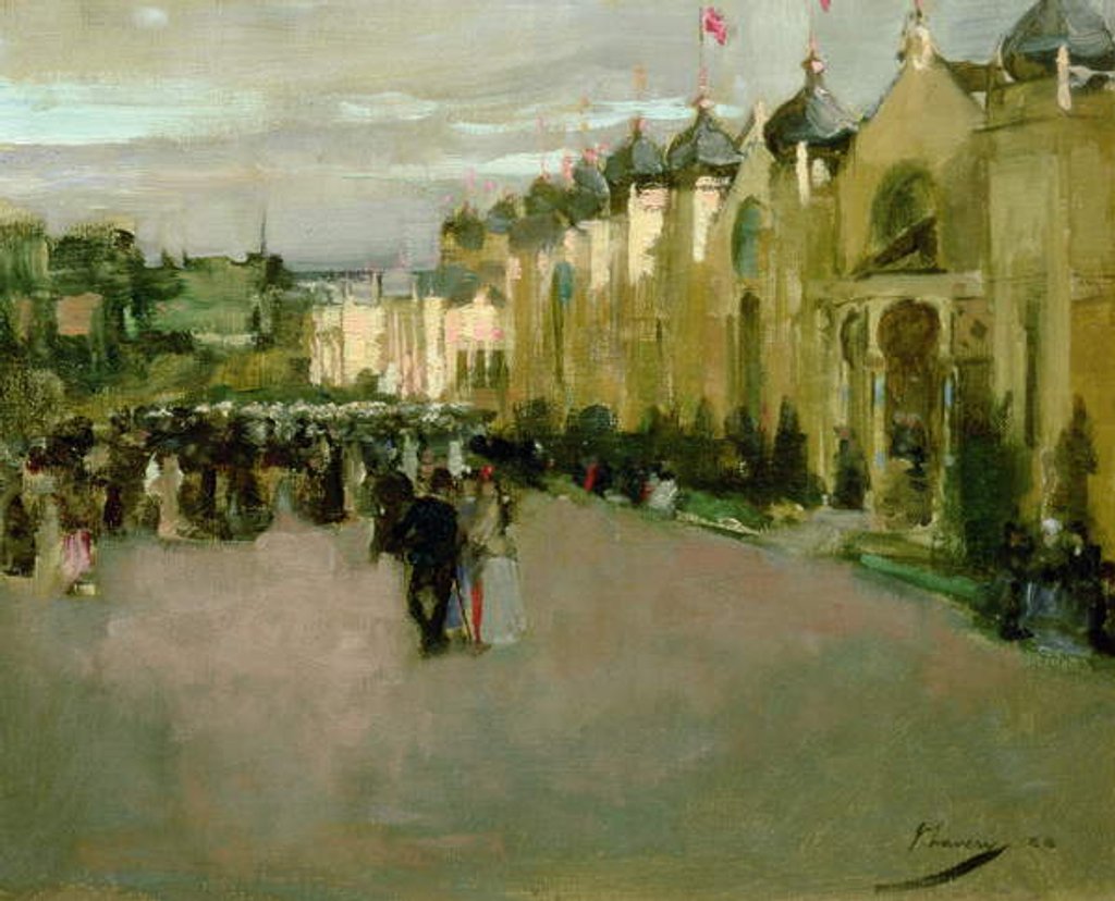 Detail of Glasgow International Exhibition, 1888 by John Lavery