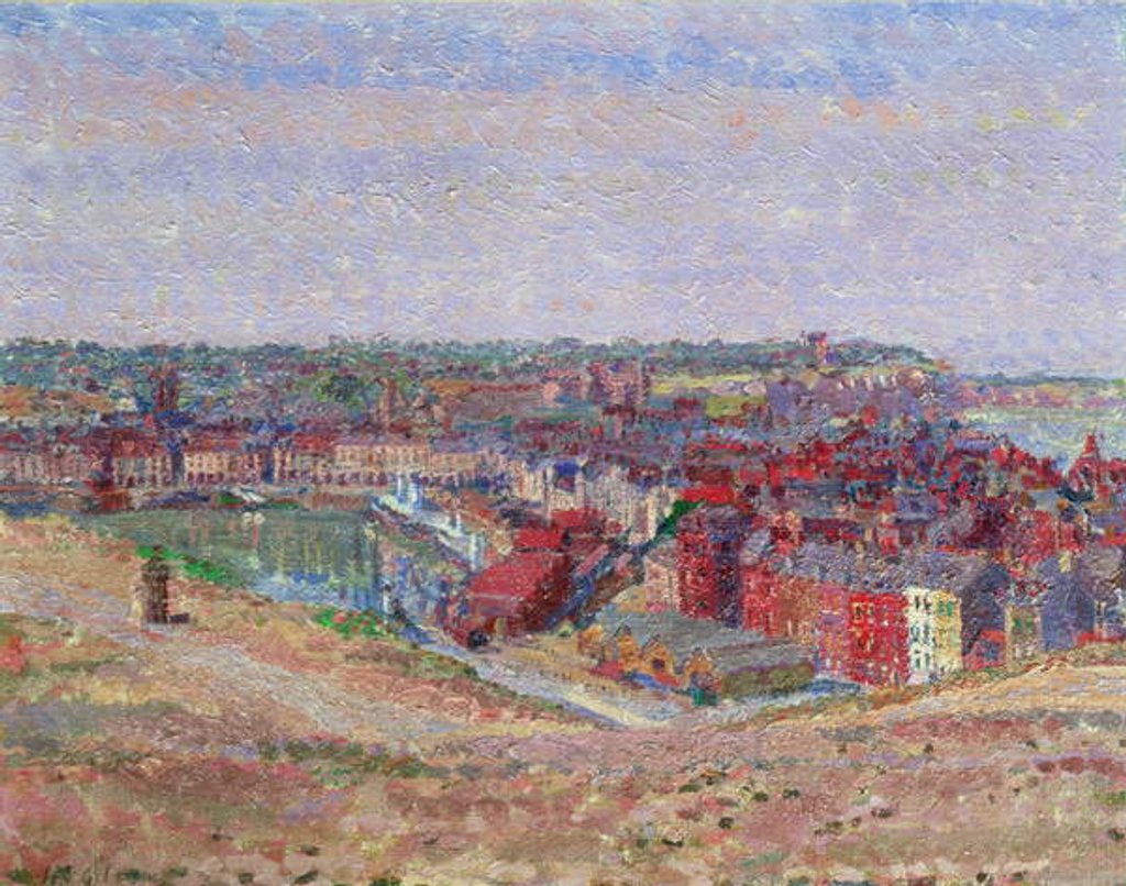 Detail of Dieppe, c.1911 by Harold Gilman