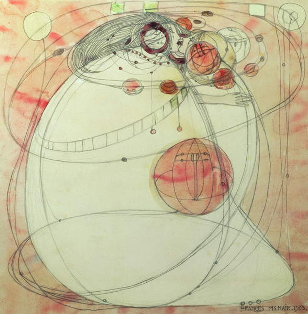 Detail of The Spirit of the Rose, 1903 by Frances McNair