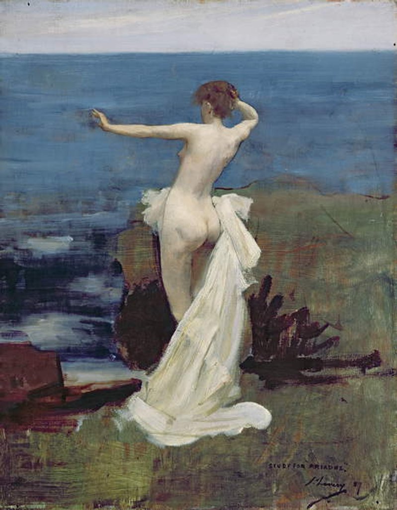 Detail of Study for Ariadne, 1907 by John Lavery
