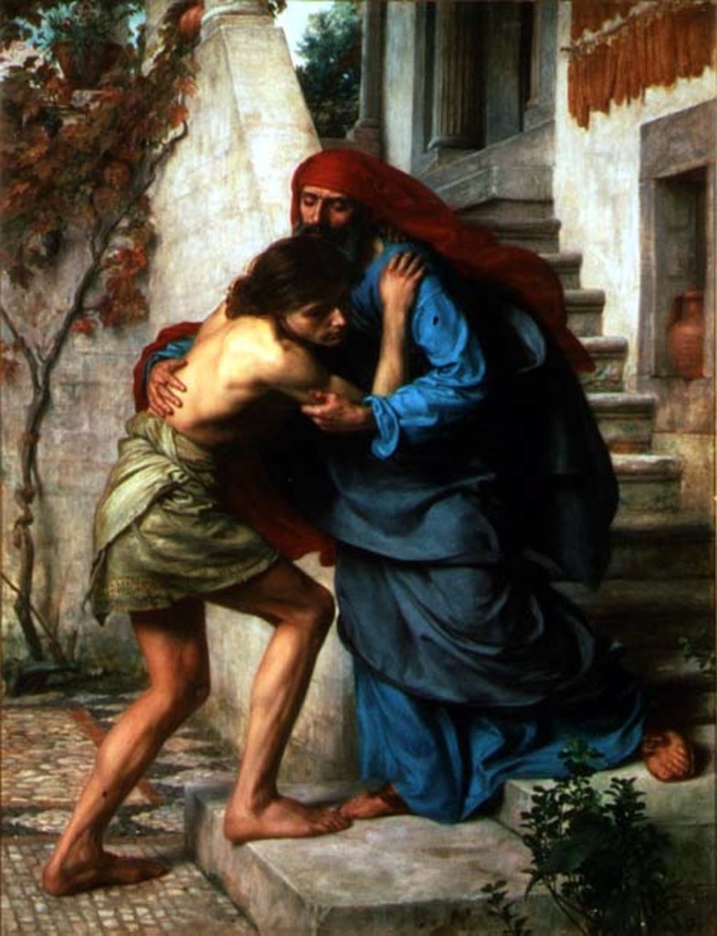 Detail of The Prodigal's Return, 1869 by Edward John Poynter