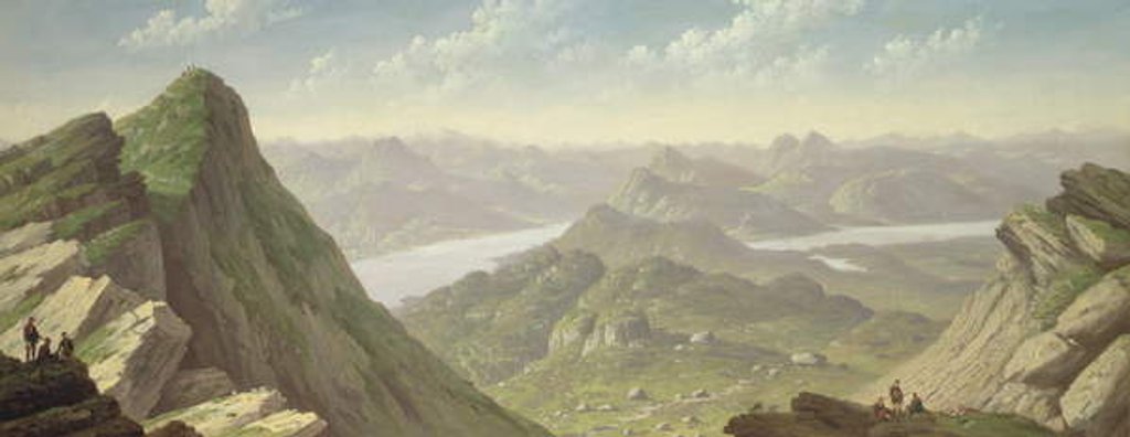 Detail of North-west view from Ben Lomond by John Knox