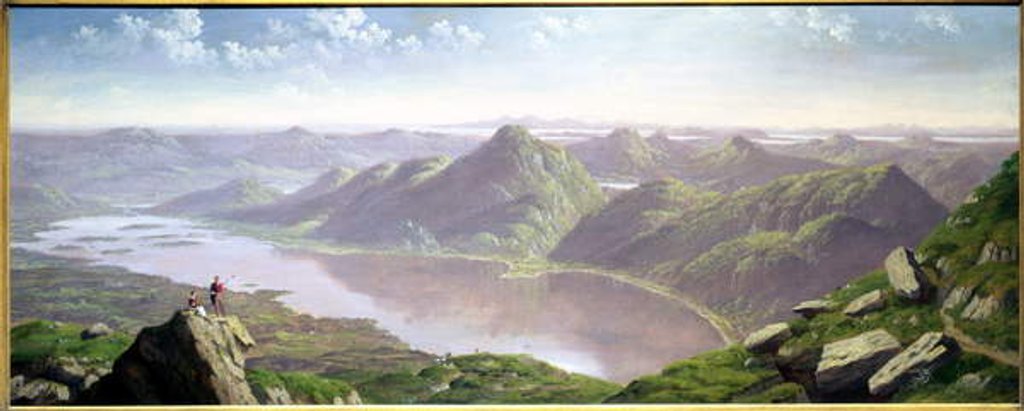 Detail of South-west view from Ben Lomond by John Knox