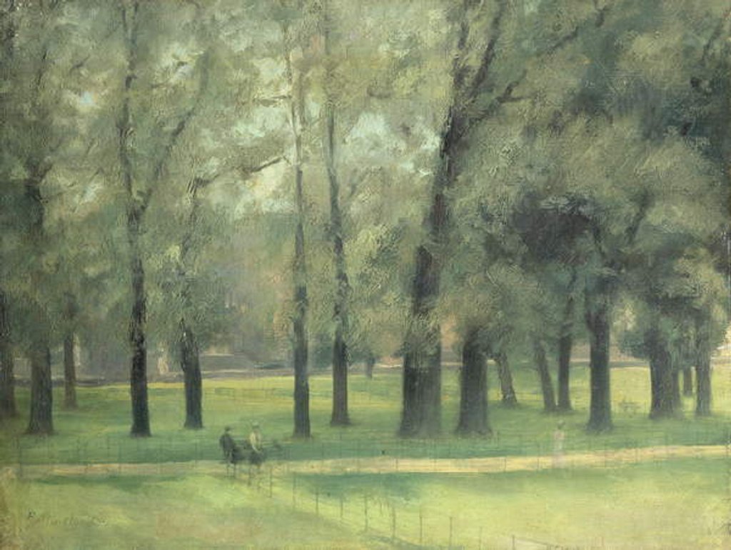 Detail of Elms near Long Walk by Paul Fordyce Maitland