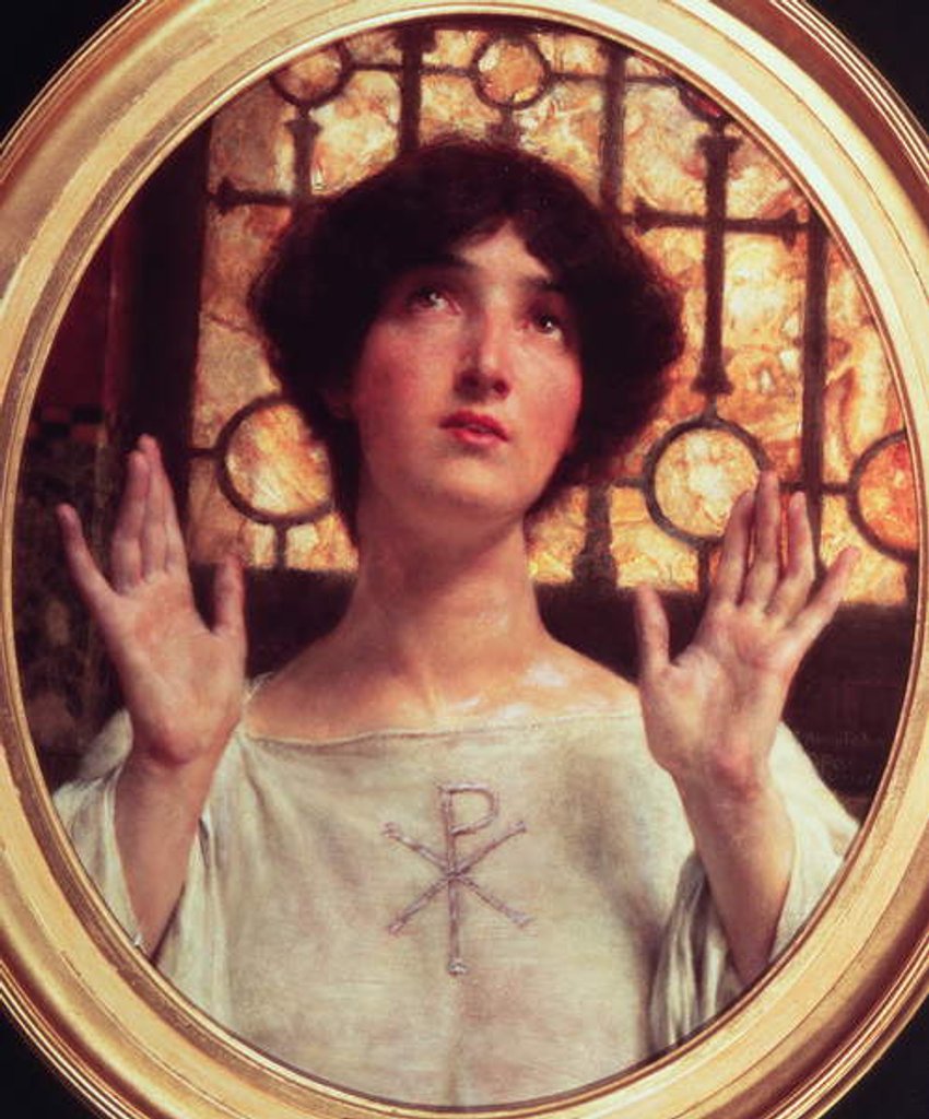 Detail of Orante, 1907 by Lawrence Alma-Tadema