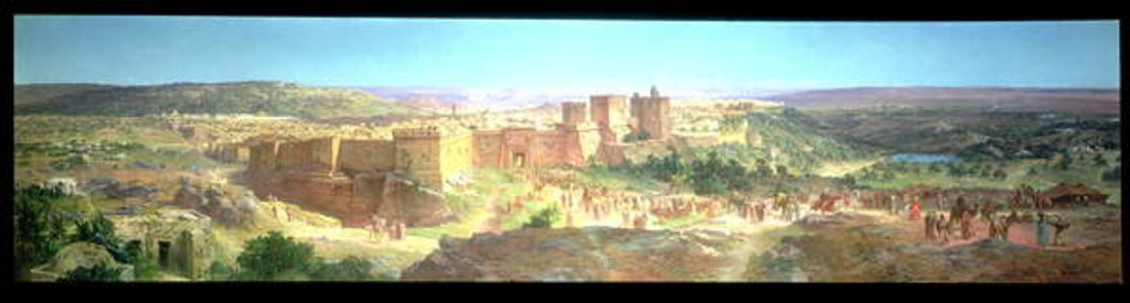 Detail of Jerusalem: the Day of the Death of Christ, 1886 by Olivier Pichat