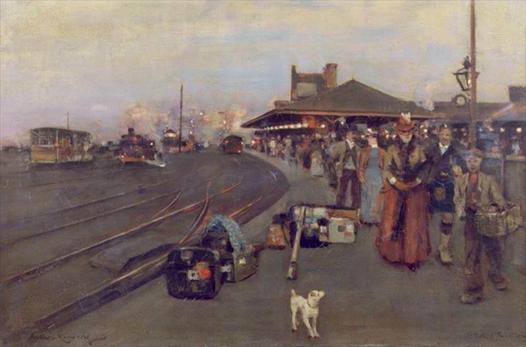 Detail of Stirling Station, 1888 by William Kennedy