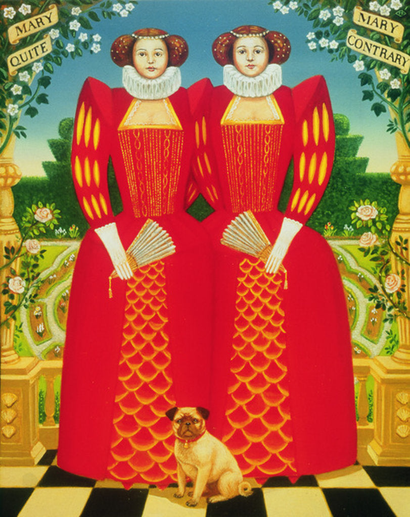 Detail of Mary Mary, 1995 by Frances Broomfield