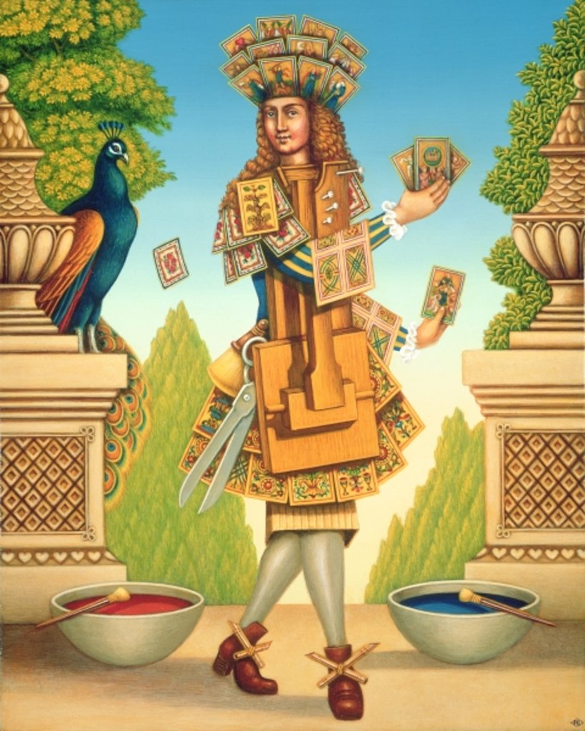 Detail of Cartomancy, 2004 by Frances Broomfield