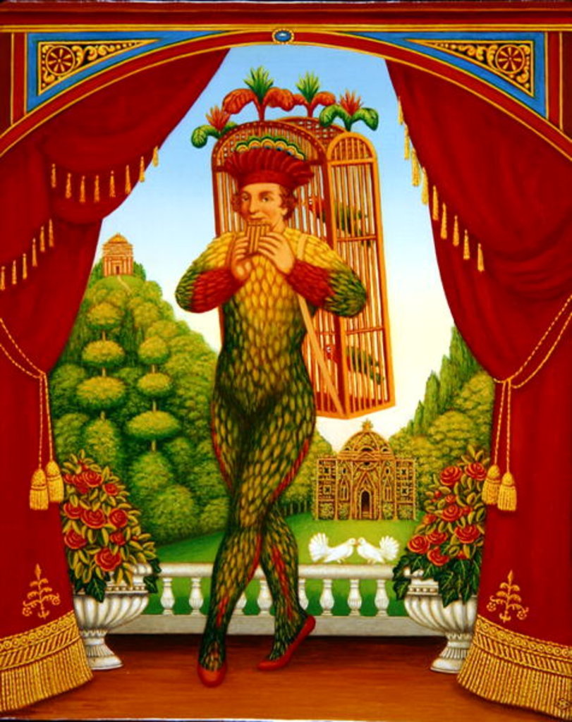 Detail of The Magic Flute, 1998 by Frances Broomfield