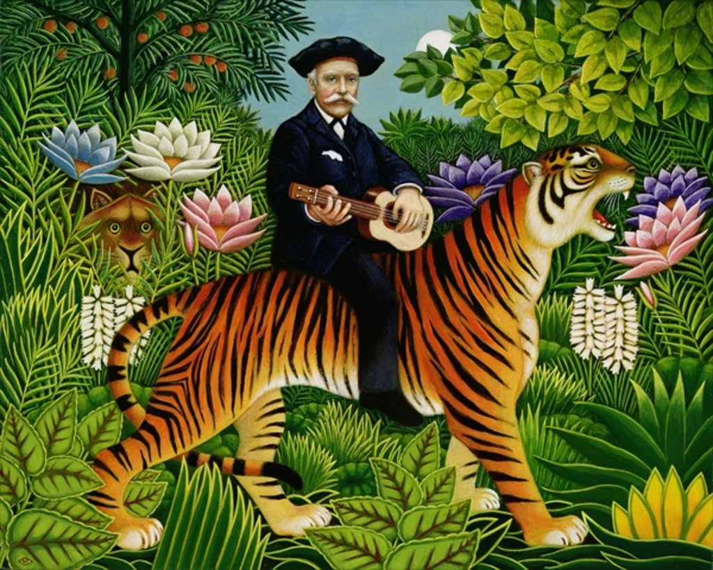 Detail of Henri Rousseau's Dream, 1997 by Frances Broomfield