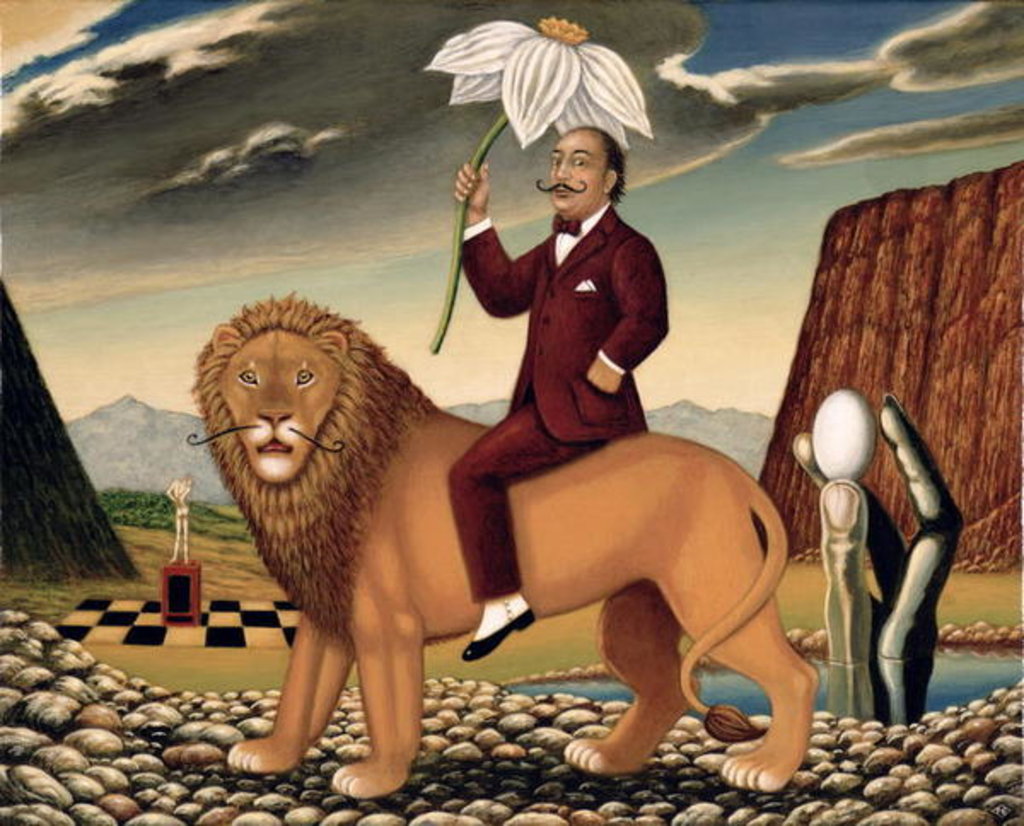 Detail of The Metamorphosis of a Narcissist, 1999 by Frances Broomfield