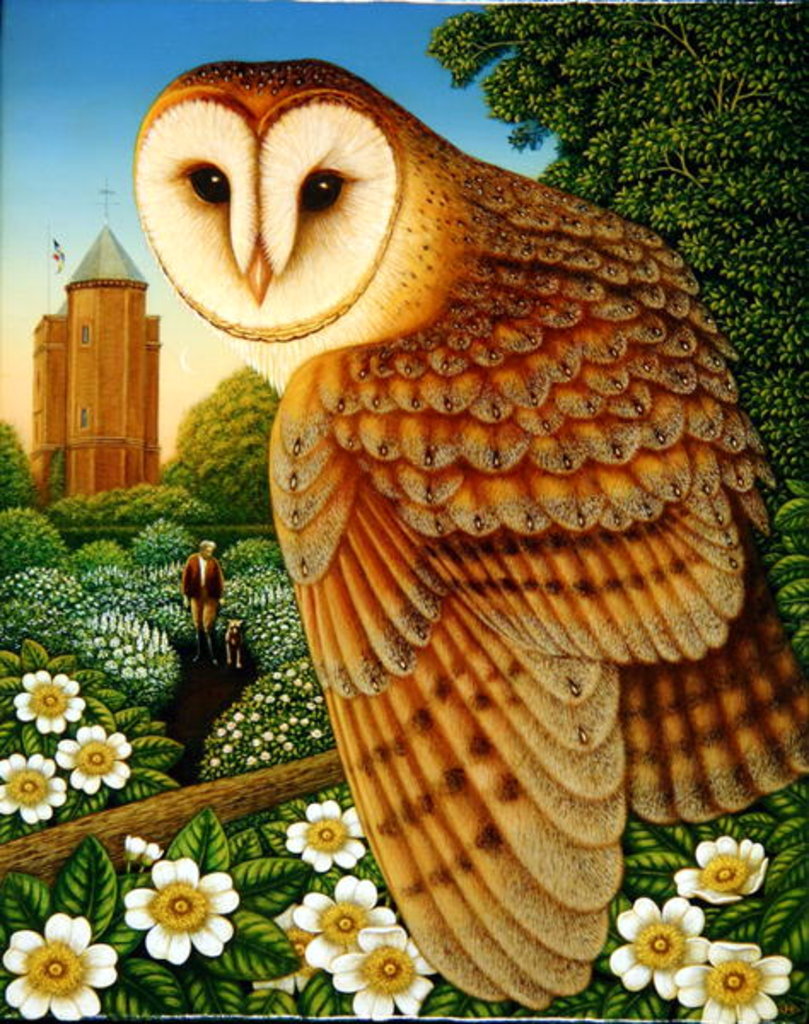 Detail of The White Garden, 1997 by Frances Broomfield