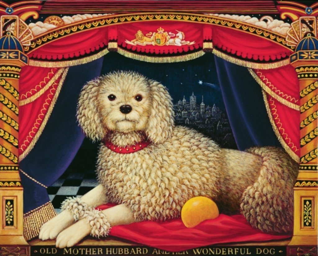 Detail of Old Mother Hubbard's Wonderful Dog, 1998 by Frances Broomfield
