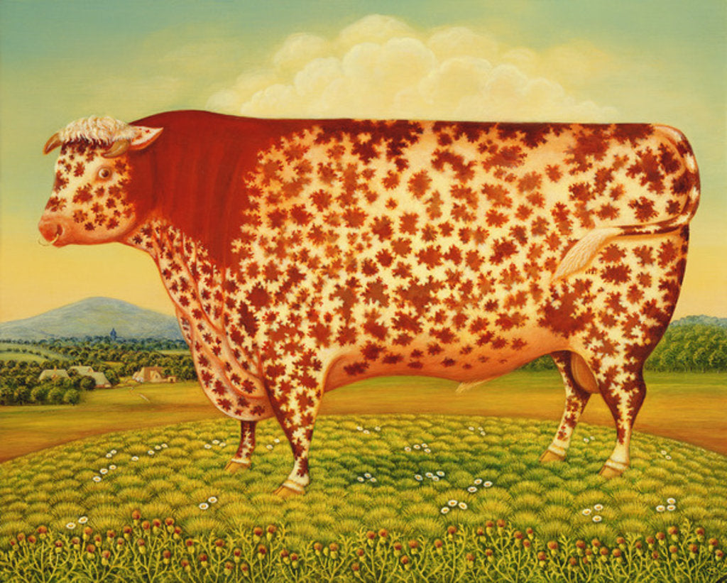 Detail of The Great Bull, 1998 by Frances Broomfield