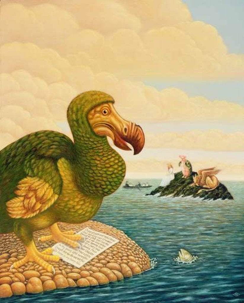 Detail of The Dodo, 1993 by Frances Broomfield