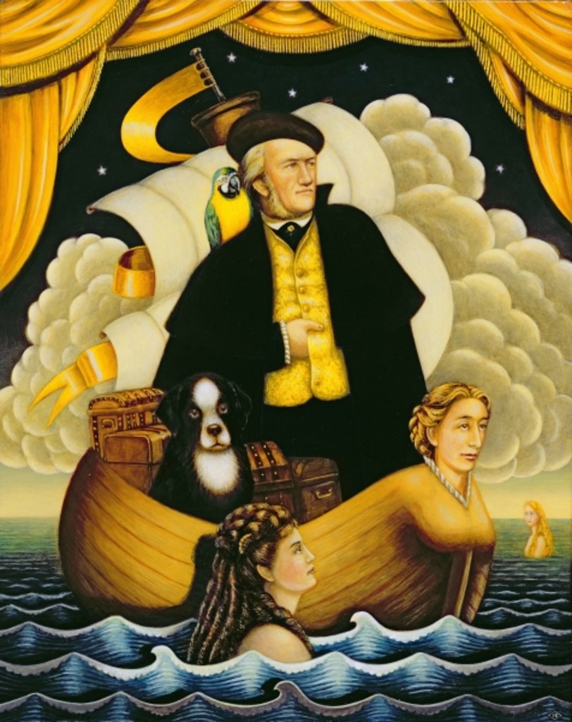 Detail of Wagner, the Flying Dutchman, 2001 by Frances Broomfield